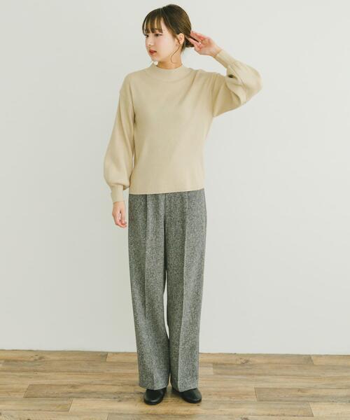 ITEMS URBANRESEARCH（アイテムズ アーバンリサーチ）の「ラメリブニットプルオーバー（ニット/セーター・レディース・パープル/ブラック/アイボリー・FREE）」の18枚目の写真