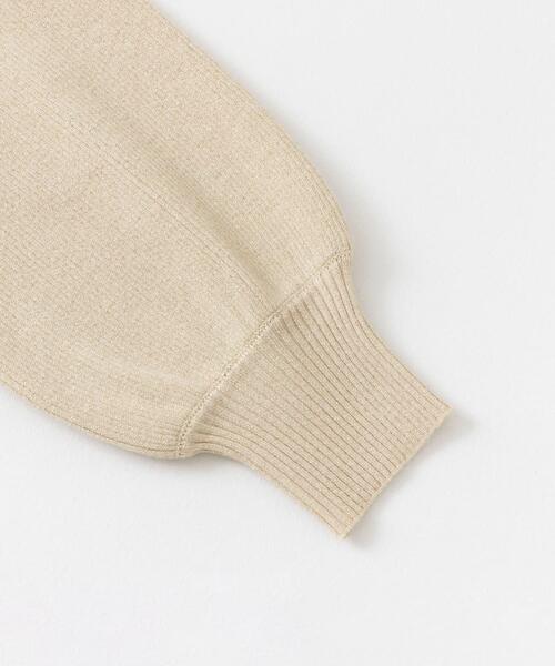 ITEMS URBANRESEARCH（アイテムズ アーバンリサーチ）の「ラメリブニットプルオーバー（ニット/セーター・レディース・パープル/ブラック/アイボリー・FREE）」の20枚目の写真