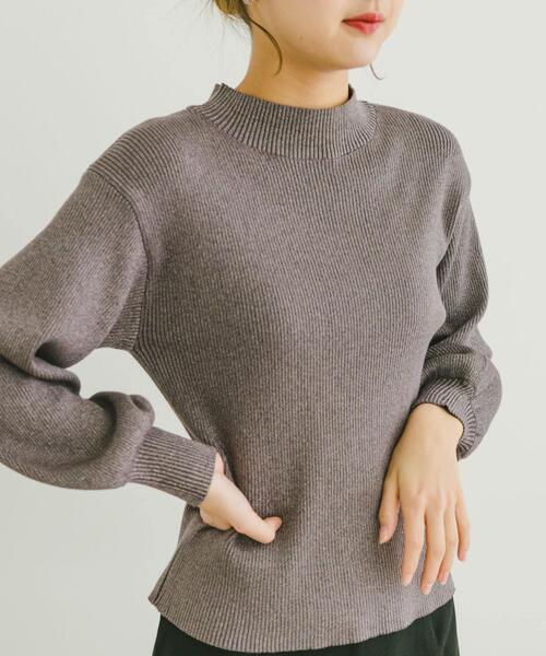 ITEMS URBANRESEARCH（アイテムズ アーバンリサーチ）の「ラメリブニットプルオーバー（ニット/セーター・レディース・パープル/ブラック/アイボリー・FREE）」の10枚目の写真