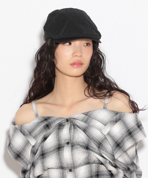 Heather（ヘザー）の「ハンチングキャップ　319858（ハンチング/ベレー帽・レディース・チャコールグレー/ブラック/グレー系その他・ONE SIZE）」の2枚目の写真