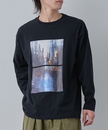 COLONY 2139 | 水彩画プリント長袖T(Tシャツ/カットソー)