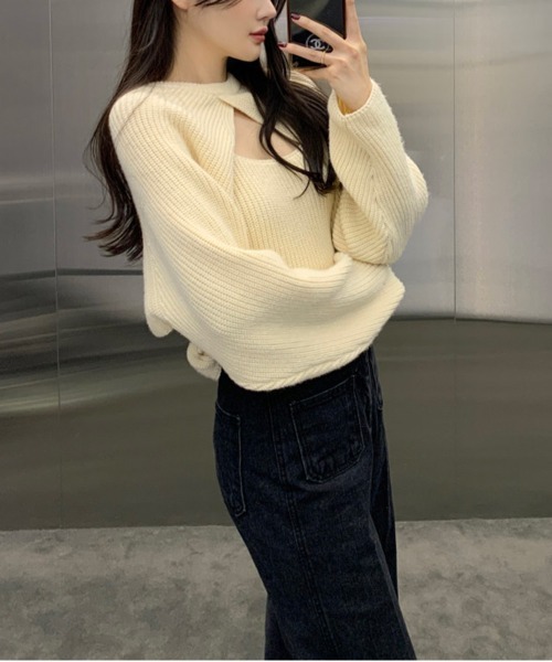 購入価格19,800円！新品未使用タグ付き完売品⭐️マナのニットボレロ 楽天市場】【SALE／40%OFF】LUREX ドルマンボレロ カーディガン ANAYI