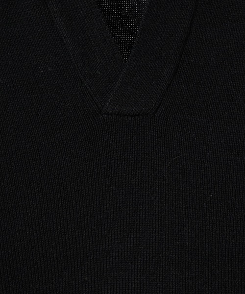 INTER FACTORY（インターファクトリー）の「DAIKI ハイゲージニットポロシャツ - made in INTER FACTORY -（ポロシャツ・メンズ・ブルー/ブラック・SMALL/MEDIUM/LARGE）」の22枚目の写真