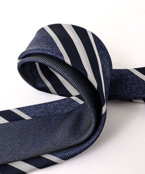 NOLLEY’S(ノーリーズ)の「RBクレリックバスケットストライプ 25SSコレクション(ネクタイ・メンズ・ブルー系その他・FREE)」の12枚目の写真