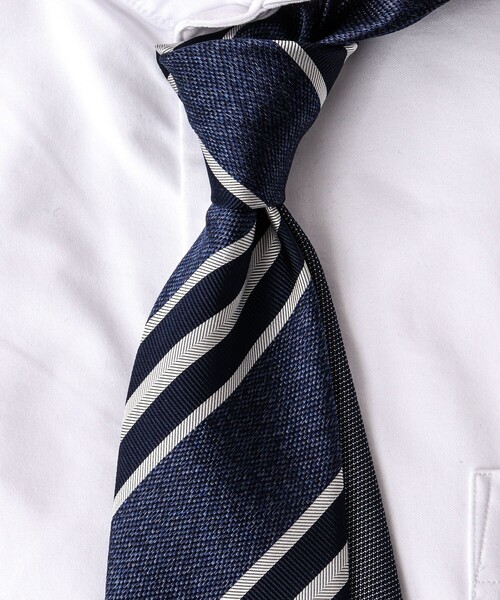 NOLLEY’S(ノーリーズ)の「RBクレリックバスケットストライプ 25SSコレクション(ネクタイ・メンズ・ブルー系その他・FREE)」の16枚目の写真