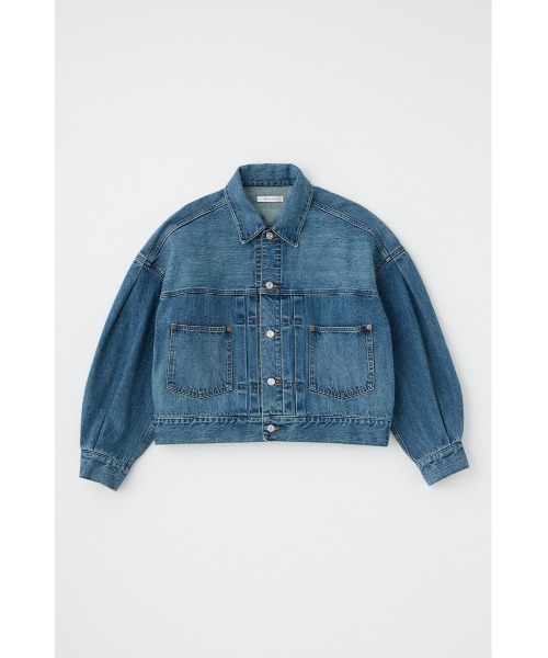 セール】【セットアップ対応】TUCK SLEEVE DENIM ジャケット（デニム