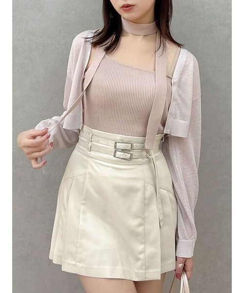 ホット商品 セール】シアーカーデタイセットニット（ニット/セーター トップス