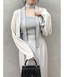 dazzlin | シアーカーデタイセットニット(ニット/セーター)