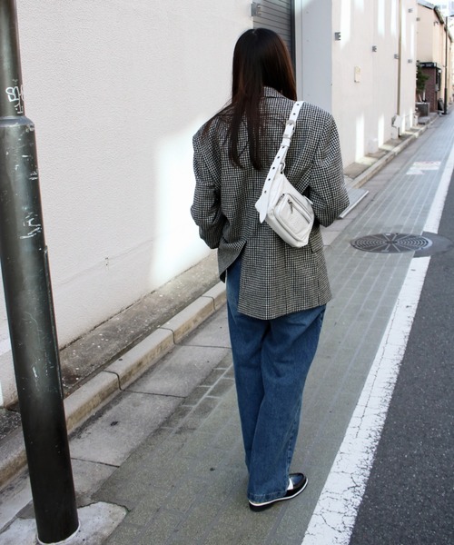 セール】【KIMHEKIM】Washed Wide Jeans (Blue)（デニムパンツ