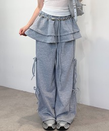 ウエストフリルスウェットパンツ SNSで話題の！】ウエストフリルスウェットパンツ | OLIVE des