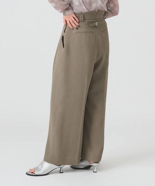 Ray BEAMS(レイビームス)の「RBS / ボックス タック ワイド パンツ(スラックス・レディース・モカ/グレー・0/1)」の11枚目の写真