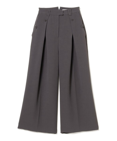 Ray BEAMS ワイド カーゴ パンツ Ray BEAMS（レイ ビームス）ストラップ カーゴ ワイド パンツ