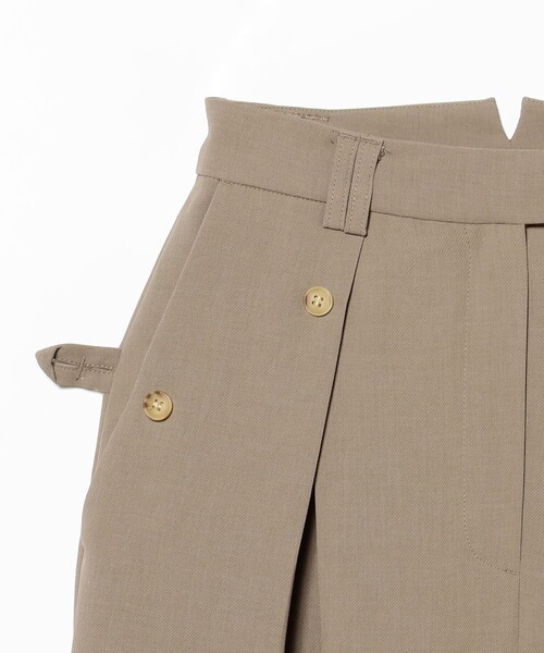 Ray BEAMS(レイビームス)の「RBS / ボックス タック ワイド パンツ(スラックス・レディース・モカ/グレー・0/1)」の20枚目の写真