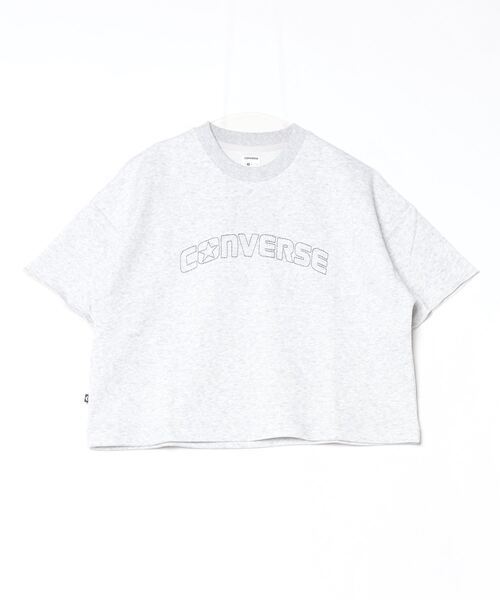 CONVERSE（コンバース）の「【別注】コンバース  AP スウェット Tシャツ 限定コラボ（Tシャツ/カットソー・レディース・ライトベージュ/ライトグリーン/ライトグレー・S/M/L）」の2枚目の写真