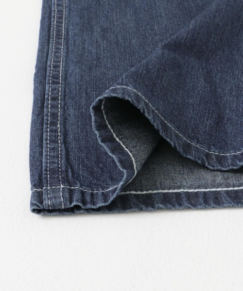 FORK&SPOON（フォークアンドスプーン）の「FORK&SPOON　綿麻デニム5ポケットパンツ（デニムパンツ・メンズ・ブラック/ワンウォッシュ・4/5）」の12枚目の写真