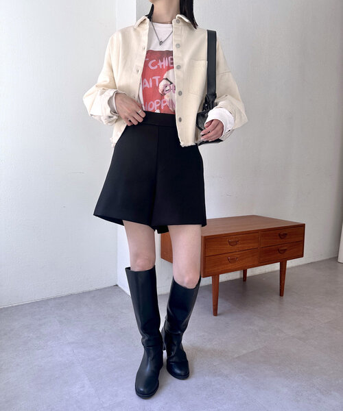 mystic(ミスティック)の「PARIS フォトロングTシャツ2(Tシャツ/カットソー・レディース・ベージュ/レッド・FREE)」の5枚目の写真
