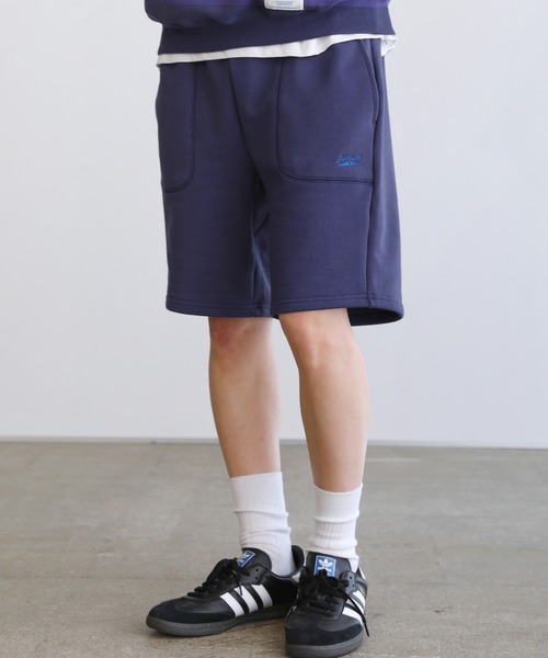 JACK PURCELL(ジャックパーセル)の「CONVERSE JACK PURCELL コーマ裏毛スウェットハーフパンツ(スウェットパンツ・メンズ・グレー/ブルー/ブラック・S/M/L)」の3枚目の写真