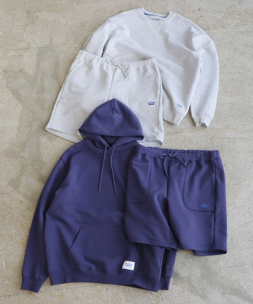 JACK PURCELL(ジャックパーセル)の「CONVERSE JACK PURCELL コーマ裏毛スウェットハーフパンツ(スウェットパンツ・メンズ・グレー/ブルー/ブラック・S/M/L)」の8枚目の写真