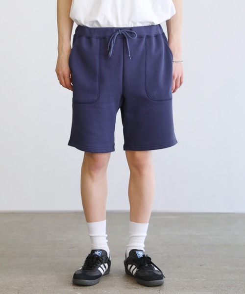 JACK PURCELL(ジャックパーセル)の「CONVERSE JACK PURCELL コーマ裏毛スウェットハーフパンツ(スウェットパンツ・メンズ・グレー/ブルー/ブラック・S/M/L)」の9枚目の写真
