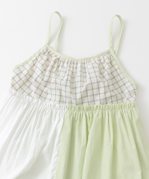 KBF（ケイビーエフ）の「パッチワークミニキャミワンピース（ワンピース・レディース・グリーン系その他/ブルー系その他/ブラック系その他・ONE）」の10枚目の写真