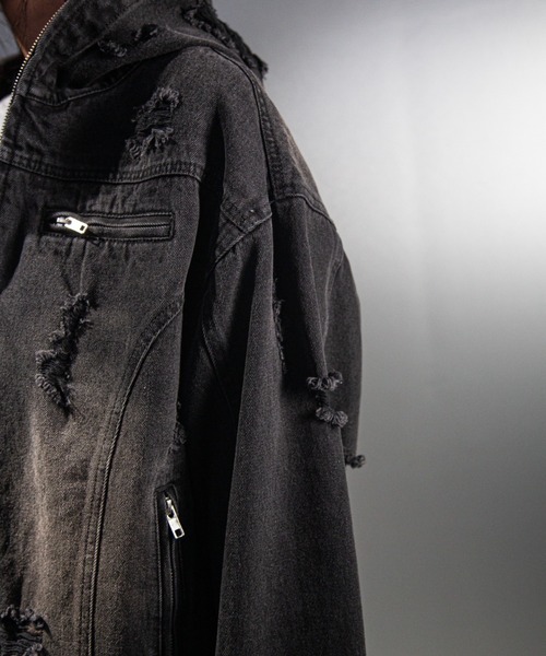 【DIG YOUR OWN GRAVE】DENIM HOOD JKT DIG YOUR OWN GRAVE DENIM HOOD JKT Jacket