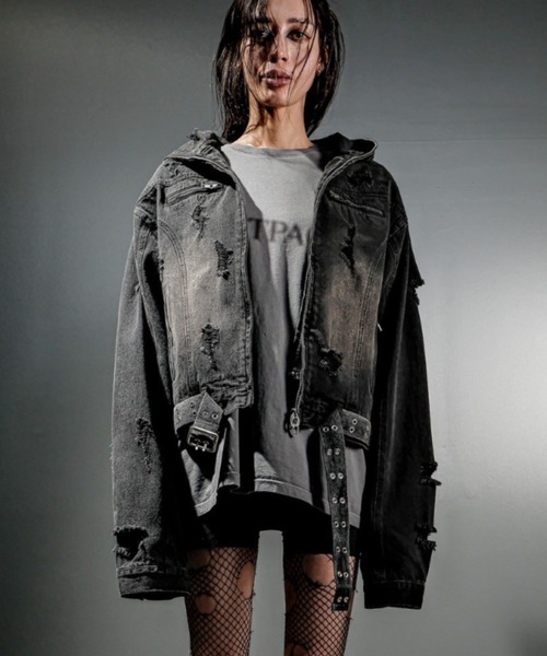 【DIG YOUR OWN GRAVE】DENIM HOOD JKT DIG YOUR OWN GRAVE】DENIM HOOD JKT / 【ディグユアオウングレイブ