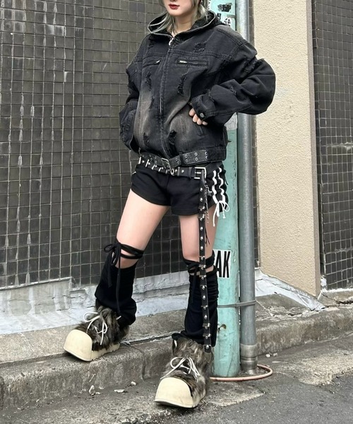 DIG YOUR OWN GRAVE】DENIM HOOD JKT（デニムジャケット）｜DIG
