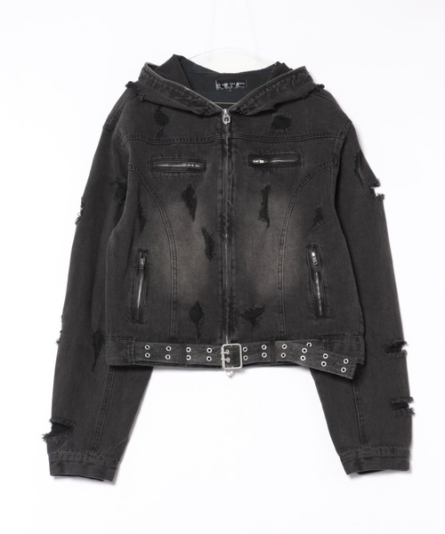 【DIG YOUR OWN GRAVE】DENIM HOOD JKT DIG YOUR OWN GRAVE】DENIM HOOD JKT / 【ディグユアオウン