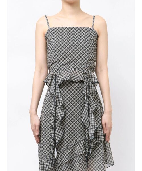 EMODA（エモダ）の「ハングラッフルキャミソール（Tシャツ/カットソー・レディース・ブラック/その他/ブラウン/その他1・FREE）」の7枚目の写真