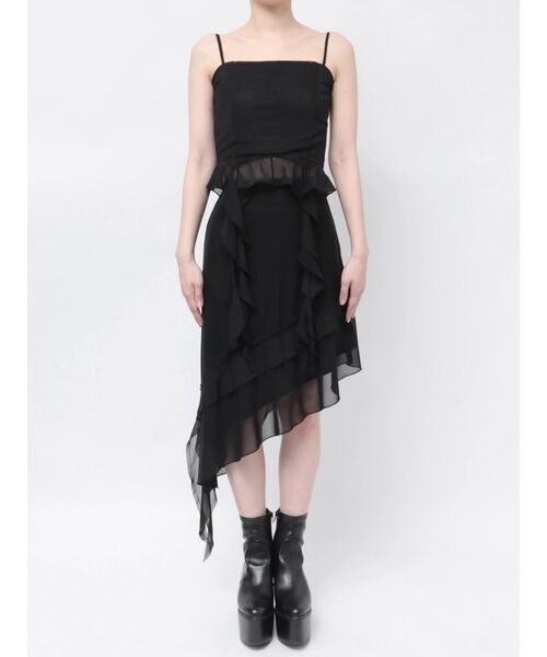 EMODA（エモダ）の「ハングラッフルキャミソール（Tシャツ/カットソー・レディース・ブラック/その他/ブラウン/その他1・FREE）」の16枚目の写真