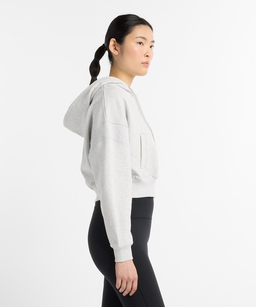 NEW BALANCE(ニューバランス)の「フレンチテリーフルジップ(パーカー・レディース・ブルー/ヘザーグレー・LARGE/MEDIUM/SMALL)」の3枚目の写真