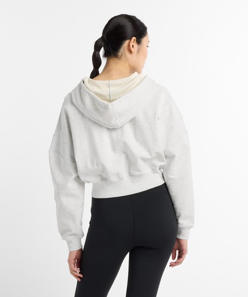 NEW BALANCE(ニューバランス)の「フレンチテリーフルジップ(パーカー・レディース・ブルー/ヘザーグレー・LARGE/MEDIUM/SMALL)」の4枚目の写真