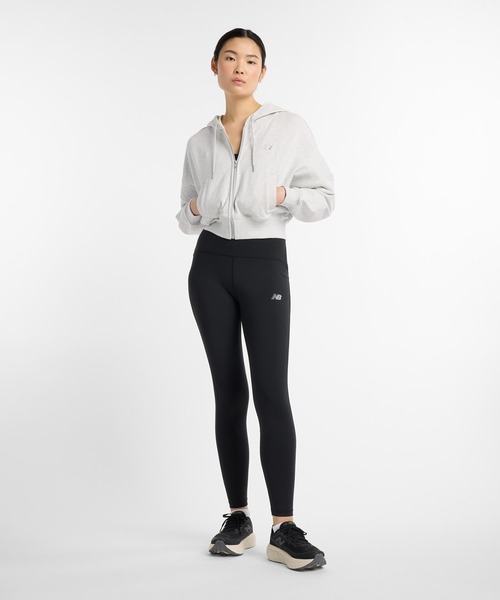 NEW BALANCE(ニューバランス)の「フレンチテリーフルジップ(パーカー・レディース・ブルー/ヘザーグレー・LARGE/MEDIUM/SMALL)」の9枚目の写真