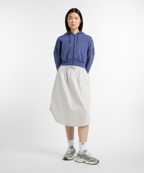 NEW BALANCE(ニューバランス)の「フレンチテリーフルジップ(パーカー・レディース・ブルー/ヘザーグレー・LARGE/MEDIUM/SMALL)」の17枚目の写真
