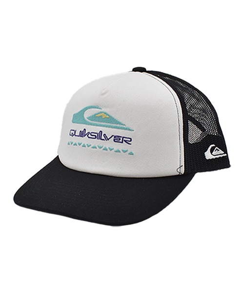 Quiksilver(クイックシルバー)の「QUIKSILVER/クイックシルバー OASIS TRUCKER CAP キャップ QCP252301(キャップ・メンズ・ブラック/ホワイト・FREE)」の1枚目の写真