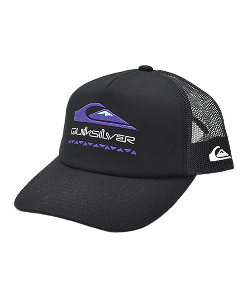 Quiksilver(クイックシルバー)の「QUIKSILVER/クイックシルバー OASIS TRUCKER CAP キャップ QCP252301(キャップ・メンズ・ブラック/ホワイト・FREE)」の2枚目の写真