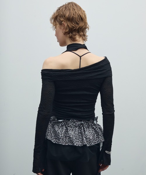 uyu.（ウユ）の「レオパードフリル巻きスカート（スカート・レディース・ブラウン/グレー・FREE）」の11枚目の写真