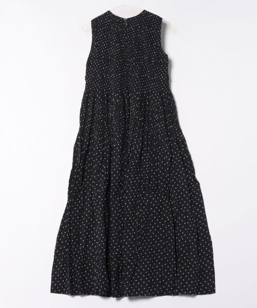 ヌキテパ黒フリル付きノースリーブチュニック定価20,900円 ヌキテパ黒フリル付きノースリーブチュニック定価20,