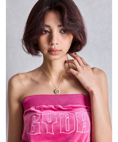 GYDA（ジェイダ）の「JEYSUSサークルラインストーンSymmetryGYDAピアス（ピアス（両耳用）・レディース・ゴールド/シルバー・FREE）」の4枚目の写真