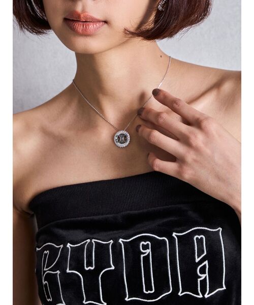 GYDA（ジェイダ）の「JEYSUSサークルラインストーンSymmetryGYDAピアス（ピアス（両耳用）・レディース・ゴールド/シルバー・FREE）」の7枚目の写真