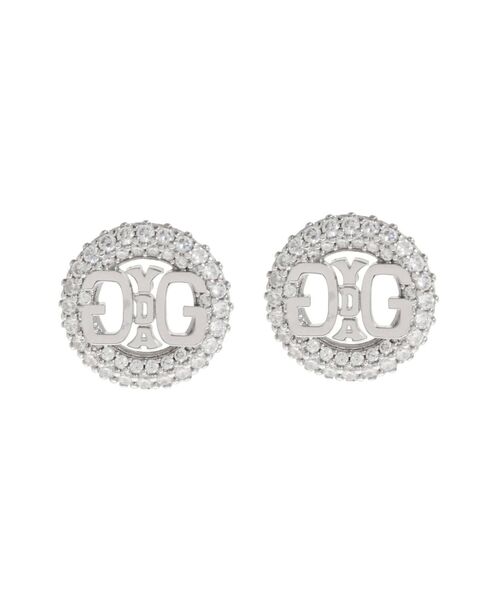 GYDA（ジェイダ）の「JEYSUSサークルラインストーンSymmetryGYDAピアス（ピアス（両耳用）・レディース・ゴールド/シルバー・FREE）」の2枚目の写真