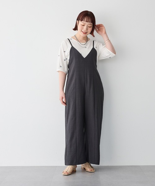 anyfee(エニフィー)の「【anyfee/プラスサイズ】リボン刺繍Tシャツ(Tシャツ/カットソー・レディース・オフホワイト/杢グレー/チャコール・4L/5L/LL/3L)」の13枚目の写真