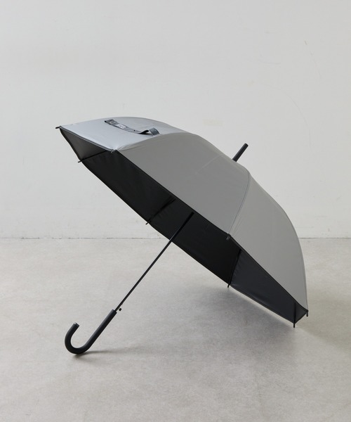 COLONY 2139（コロニートゥーワンスリーナイン）の「【晴雨兼用】UV65cmEVAオールウェザーロング（長傘・レディース・グレー/ブラック・FREE）」の2枚目の写真