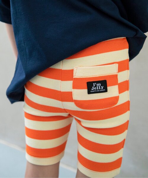 BREEZE(ブリーズ)の「【Im Jelly!】ハーフリブタイツ_ジュニア対応(その他パンツ・キッズ・ブラック/オレンジ/パープル・80/90/100/110/120/130/140)」の2枚目の写真
