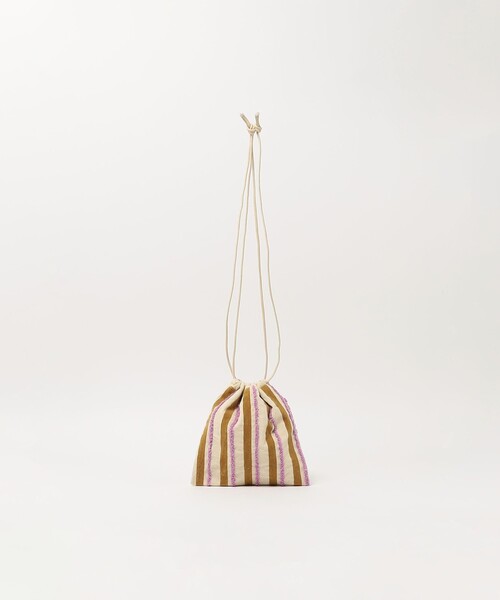 beej（ビージ）の「【別注】＜beej＞巾着バッグ / キッズ（ショルダーバッグ・キッズ・オレンジ/ライラック・FREE）」の2枚目の写真