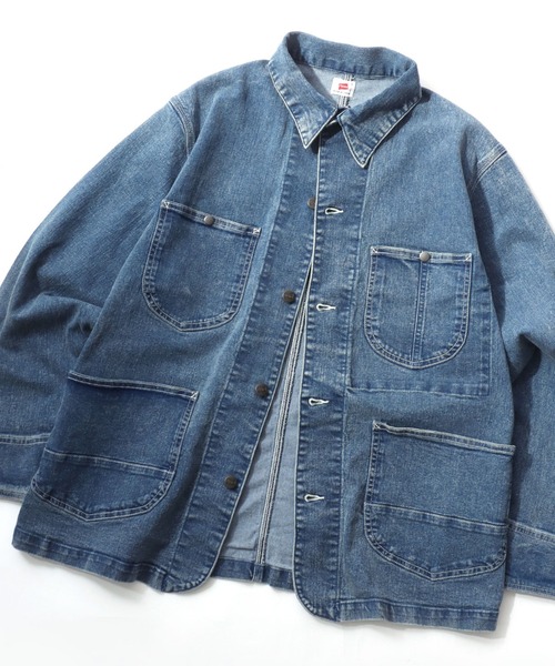 セール】Hanes/へインズ COVERALL DENIM JACKET/レギュラーフィット