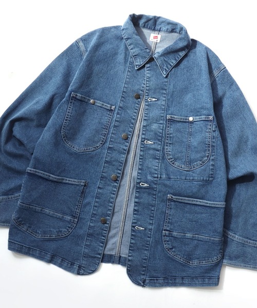 セール】Hanes/へインズ COVERALL DENIM JACKET/レギュラーフィット