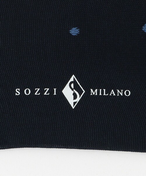 UNITED ARROWS（ユナイテッドアローズ）の「＜SOZZI＞ ドットカラー ハイソックス（ソックス/靴下・メンズ・グレー/ブラック/ブラウン/ネイビー・FREE）」の12枚目の写真
