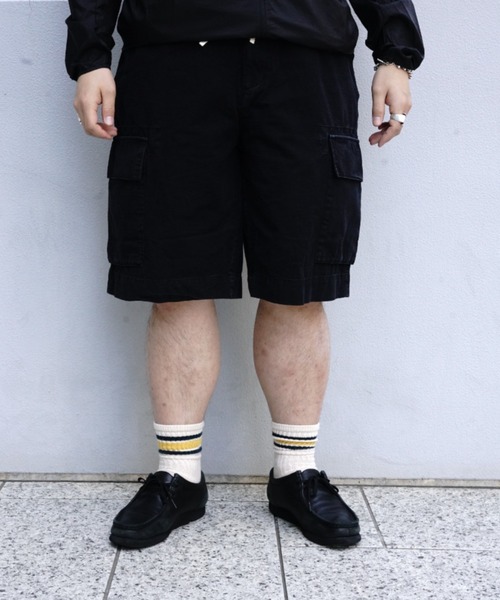 BEAVER（ビーバー）の「B omnivore/ビーオムニボー　RIP STOP CARGO SHORTS リップストップカーゴショーツ（その他パンツ・メンズ・その他2/ブラック・L/M）」の2枚目の写真
