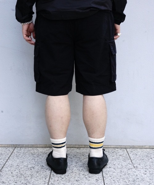 BEAVER（ビーバー）の「B omnivore/ビーオムニボー　RIP STOP CARGO SHORTS リップストップカーゴショーツ（その他パンツ・メンズ・その他2/ブラック・L/M）」の4枚目の写真